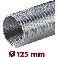 Alu-Flex-Rohr 3 m Flexrohr Ø 125 mm 125mm Alurohr...