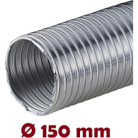 Alu-Flex-Rohr 3 m Flexrohr Ø 150 mm 150mm Alurohr...
