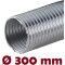 Alu-Flex-Rohr 2,60m Flexrohr Ø 300 mm 300mm Alurohr Flexschlauch Schlauch Aluminium Aluflexrohr flexibles Aluminiumrohr Aluflex Hitzebeständig AF