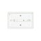 LED-Deckenleuchte LINA 510W 4000K IP65 Viereck Badezimmer Küche warmweiß Flur Keller (mit Aufklebern)