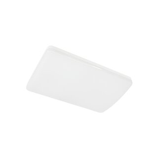 LED-Deckenleuchte LINA 510W 4000K IP65 mit Dämmerungssensor Viereck Badezimmer Küche warmweiß Flur Keller (mit Aufklebern)