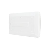 LED-Deckenleuchte LINA 510W 4000K IP65 mit Dämmerungssensor Viereck Badezimmer Küche warmweiß Flur Keller (mit Aufklebern)