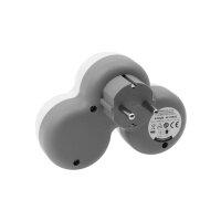 Steckdosenadapter 3-Fach, Schuko, mit Schutzkontakt