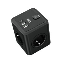 Mehrfachsteckdose 4-fach mit Schutzkontakt (Schuko), 2x...