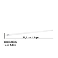 Bemko LED-Röhre T8 High Lumen 1500 mm 22W 3520 lm 4000 K oder 6000K – einseitige Stromzufuhr, milchiger Diffusor, G13‑Sockelkontakt