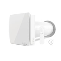 Airroxy aRheat Wärmerückgewinnung,Wand Rekuperator,weiß, Ø 125