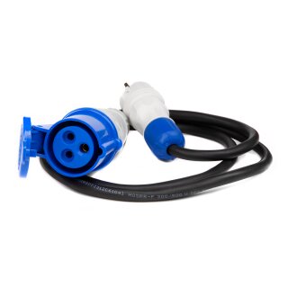 Camping‑Verlängerungskabel CEE 16A – H05RR‑F 3×2,5 mm² – IP44 – Verschiedene Längen 10–20m