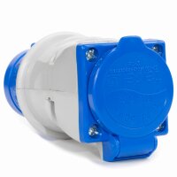 Adapter CEE 16A auf Schuko  Outdoor Stromadapter IP44 ...