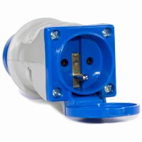 Adapter CEE 16A auf Schuko  Outdoor Stromadapter IP44  Modell AD1