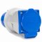 Adapter CEE 16A auf Schuko  Outdoor Stromadapter IP44  Modell AD1