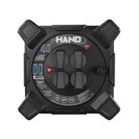 Quadratische Kabeltrommel; 4×Schuko (2P+E); IP44;...