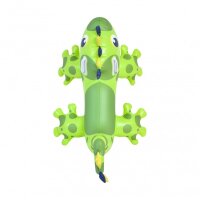 Aufblasbare Dino Wassermatratze für Kinder 102×63×63cm, mit Haltegriffen & Reparaturflicken